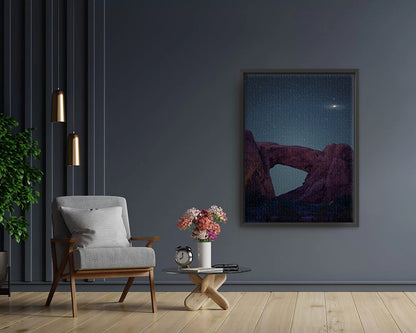Andromeda Over The Windows - Canvas Print