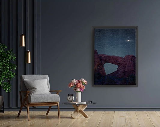 Andromeda Over The Windows - Canvas Print
