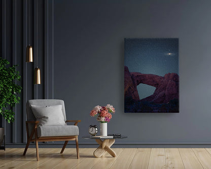 Andromeda Over The Windows - Canvas Print