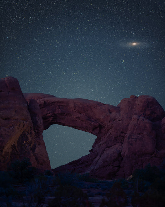 Andromeda Over The Windows - Canvas Print