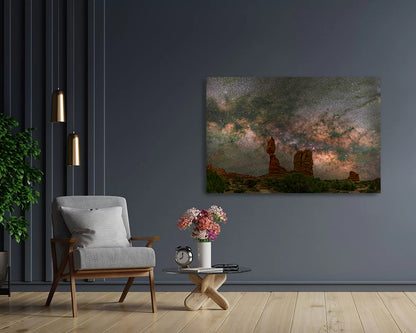 Spring Balance Rock - Metal Print