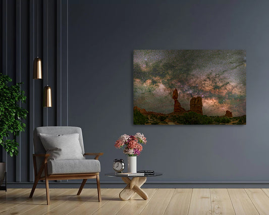 Spring Balance Rock - Metal Print