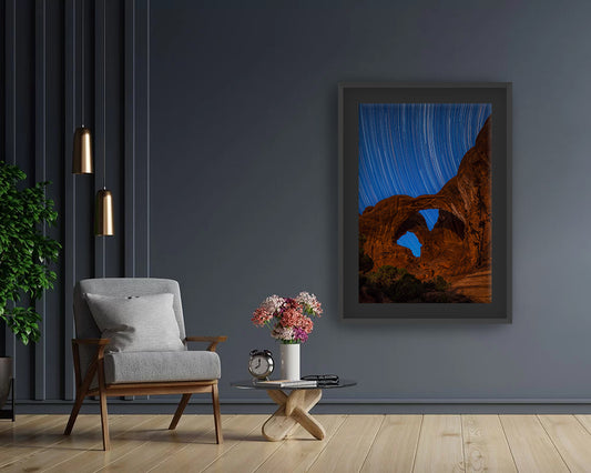 Double Arch Star Trails - Fine Art Print