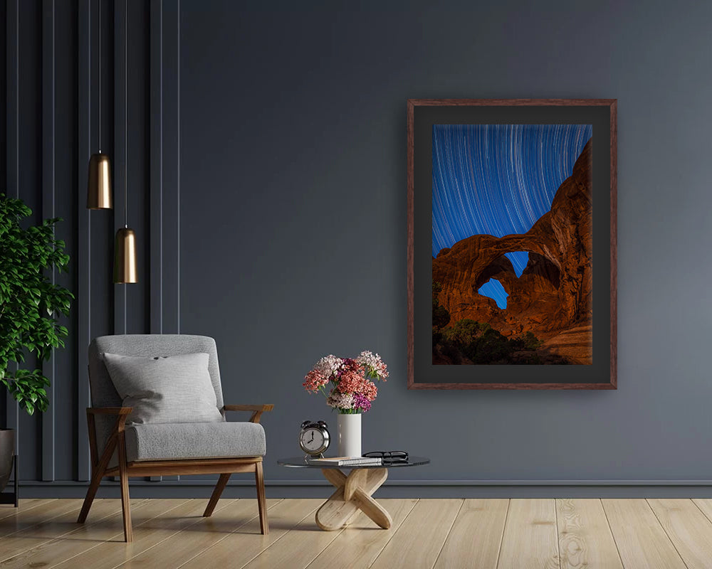 Double Arch Star Trails - Fine Art Print