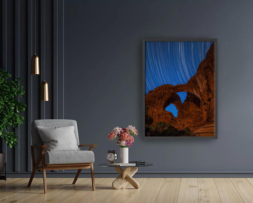 Double Arch Star Trails - Fine Art Print