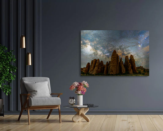 The Fins of Arches National Park - Metal Print