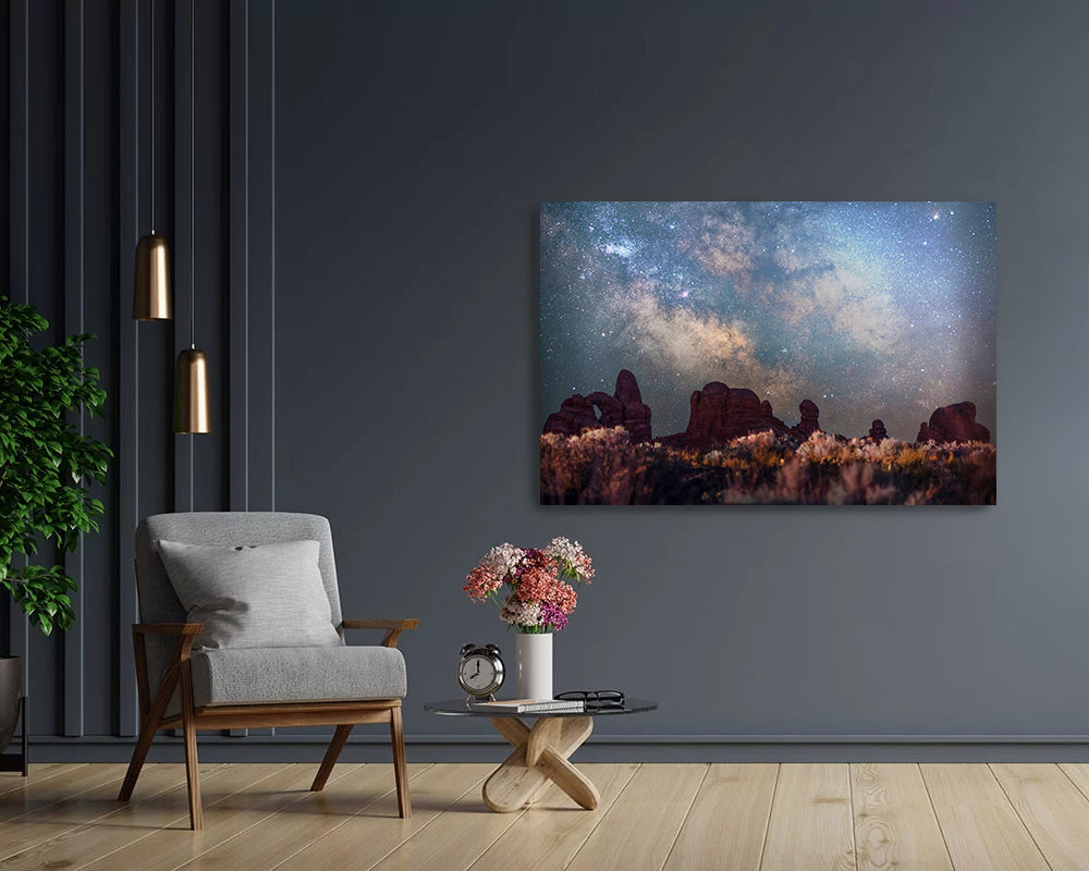 Turret Arch & Siblings - Metal Print